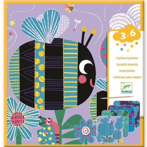 DJECO kraskaarten Allemaal beestjes 3 jr+