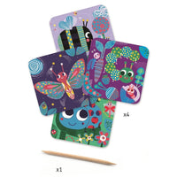 DJECO kraskaarten Allemaal beestjes 3 jr+