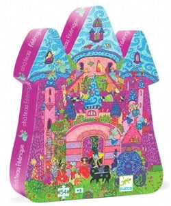 DJECO puzzel feeën kasteel 4 jr / 54 stks