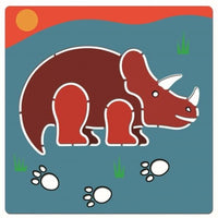 DJECO tekensjablonen dino's 4 jr+