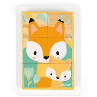 JANOD blokpuzzel Dieren 12mnd+ / 6 stks