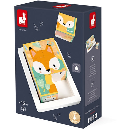 JANOD blokpuzzel Dieren 12mnd+ / 6 stks