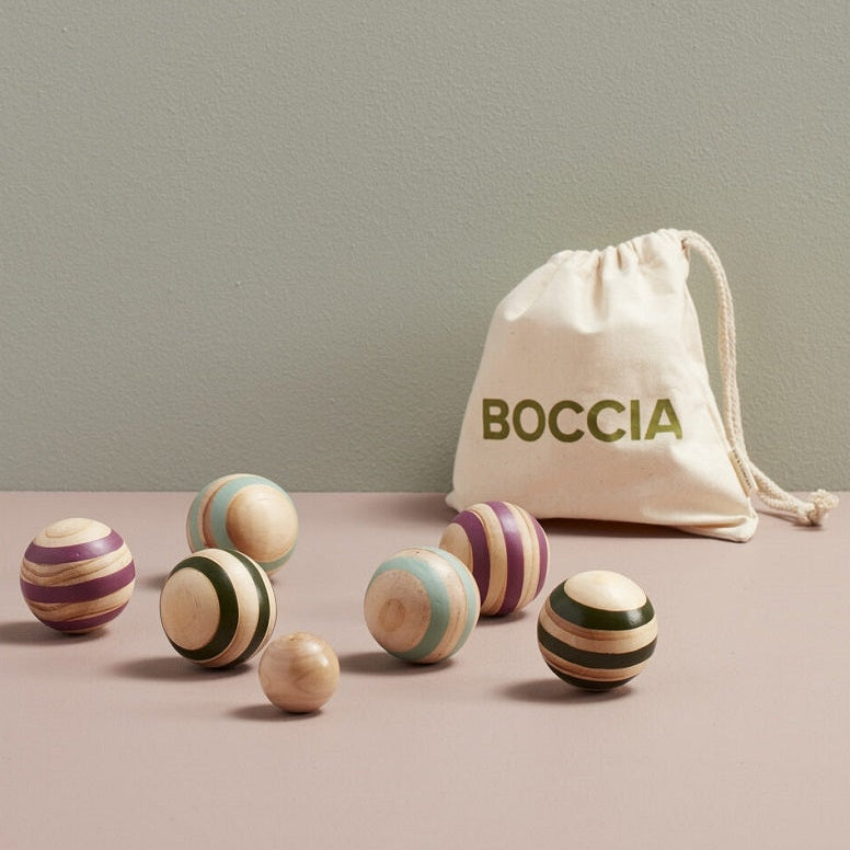 Jeu de boules spel houten Boccia – Boccia van hoge kwaliteit voor kinderen en volwassenen – 3011
