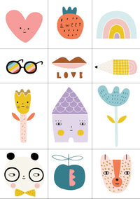 Petit Monkey notitieboek Panda Love