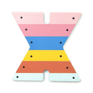 Petit Monkey houten letter X