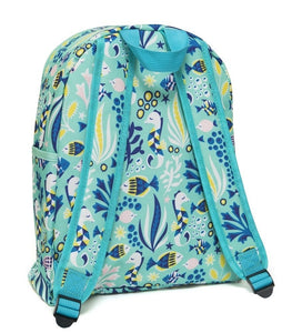 Petit Monkey kinderrugzak under the sea green