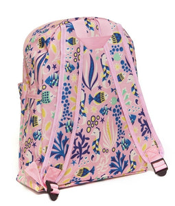 Petit Monkey kinderrugzak under the sea pink