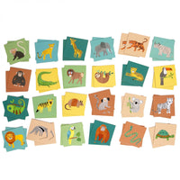 Petit Monkey Memo Game Jungle animals 48 stks / 3jr+