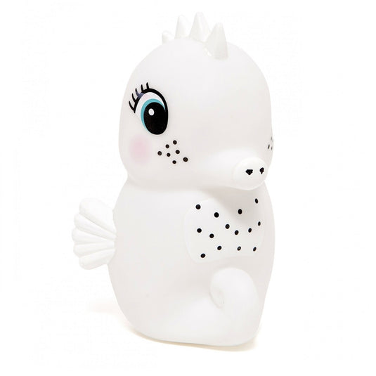 Petit Monkey nachtlampje seahorse white