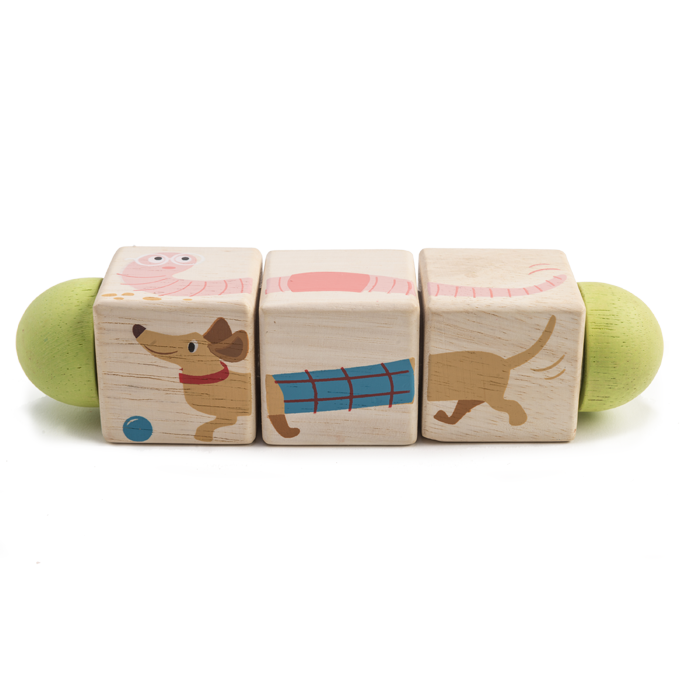 Tender Leaf Toys twisting cubes 18 mnd+