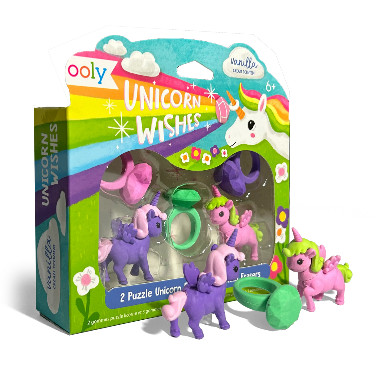 OOLY unicon wishes scented erasers 6 jr+