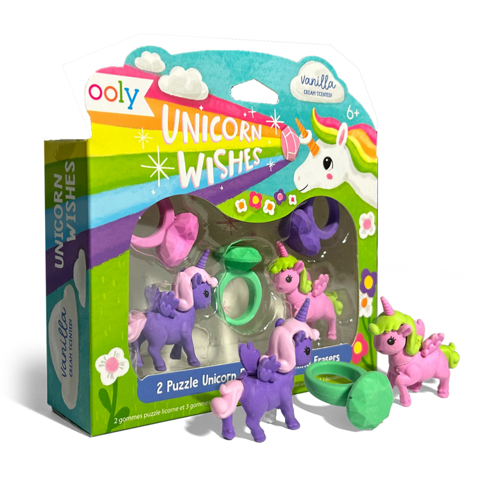 OOLY unicon wishes scented erasers 6 jr+