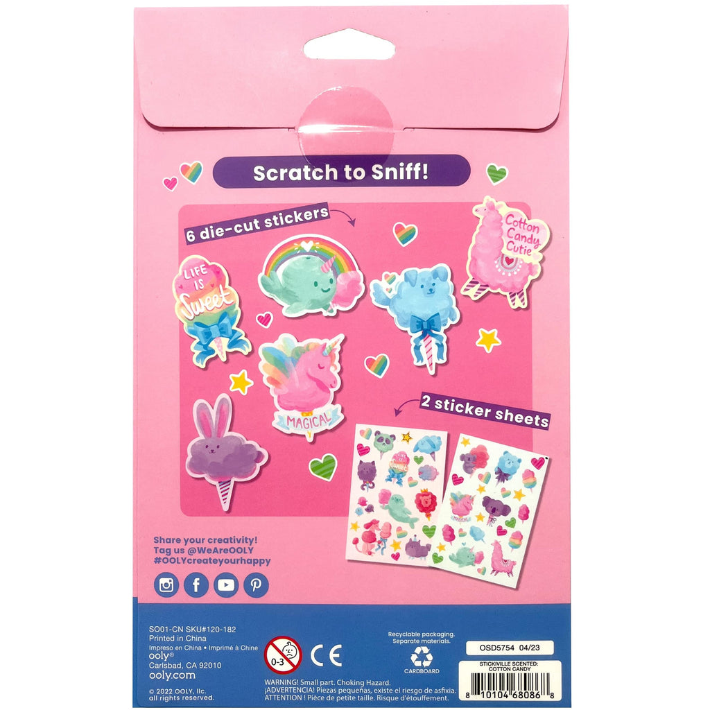 OOLY stickiville geurstickers Cotton Candy 0810104680868