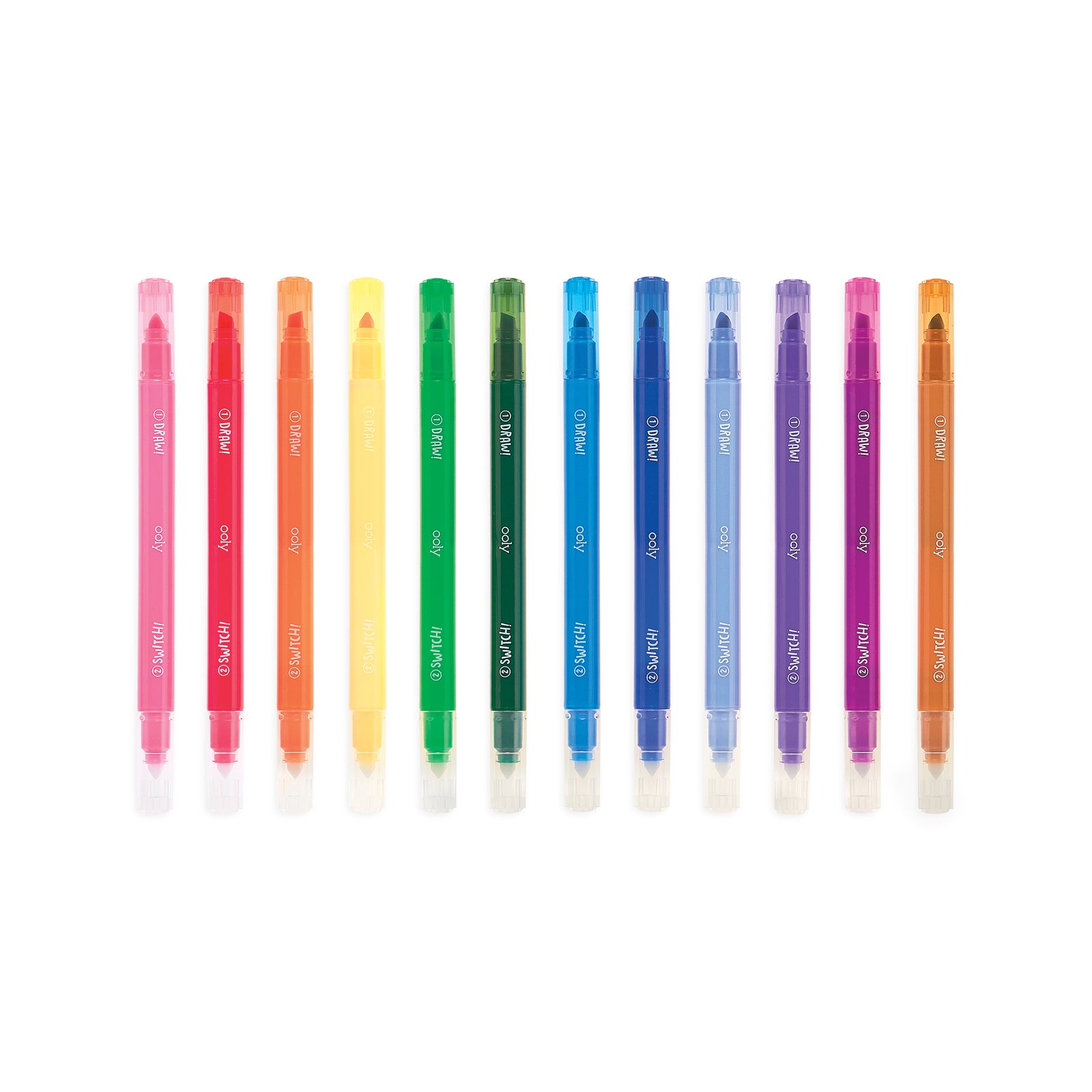OOLY switcheroo markers 12 stks 3 jr+