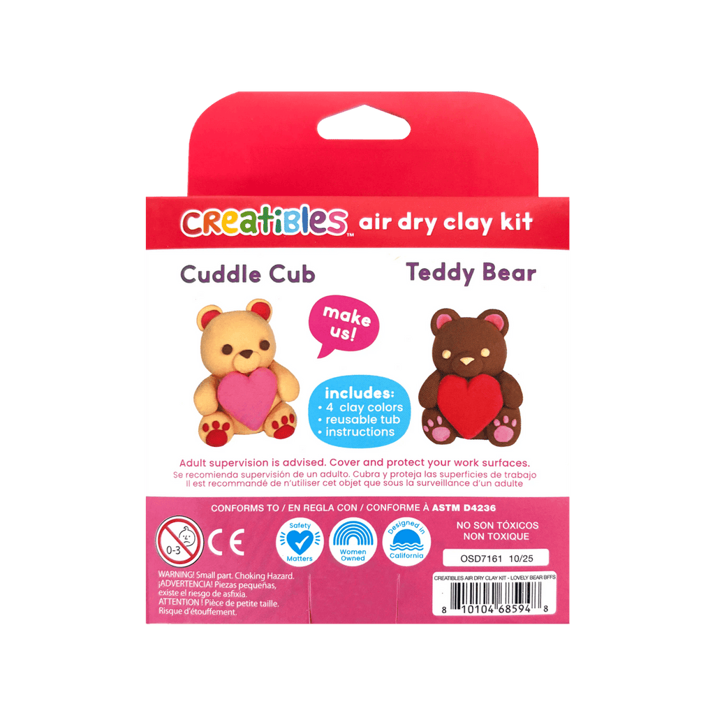 OOLY creatibles set Lovely bears 6 jr+ 810104685948