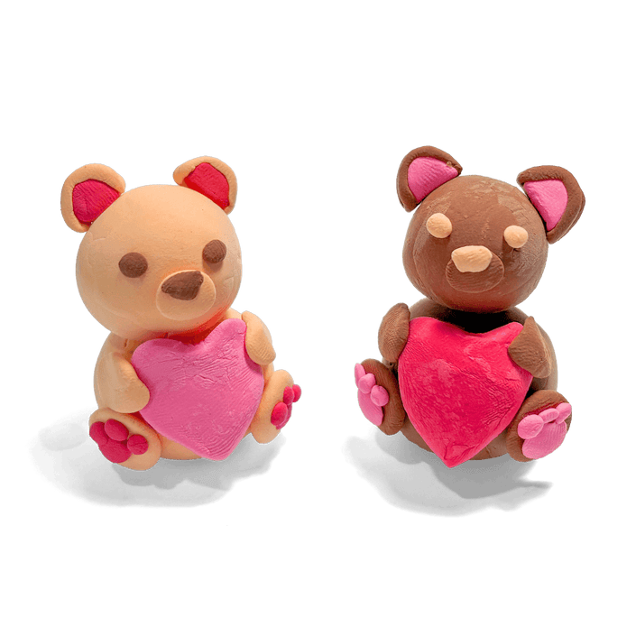 OOLY creatibles set Lovely bears 6 jr+