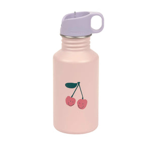 Lassig stainless steel drinkfles happy fruits cherry