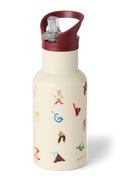Studio Noos RVS drinkfles RVS 350 ml alphabet
