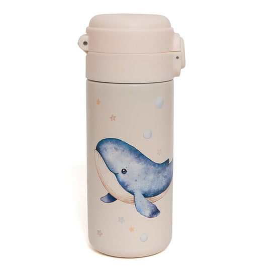 Petit Monkey stainless steel drinkfles Whale