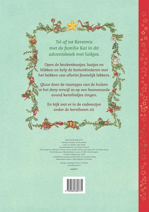 Advent boek Familie Kat viert samen kerstmis 3 jr+