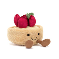 Jellycat knuffel Amuseables Fleurette Tarte Aux Fraises  A6TAF