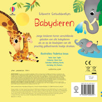 Babydieren - geluidenboek 1 jr+UA00692e