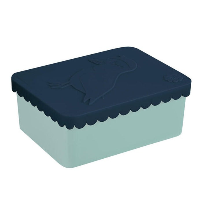 BLAFRE lunchbox S puffin navy blauw