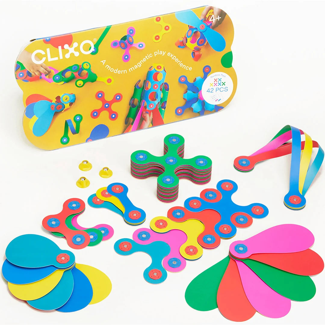 CLIXO rainbow pack 42 pcs 4 jr+