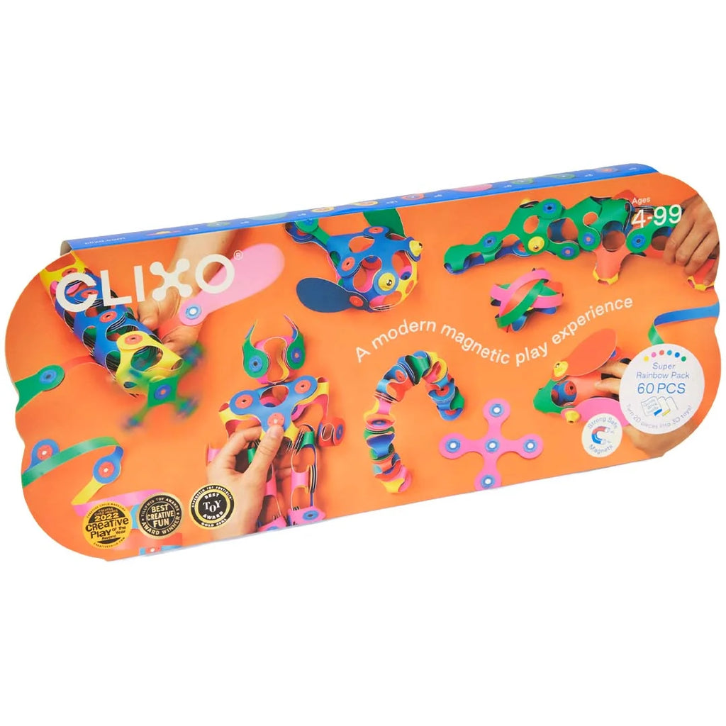 CLIXO super rainbow pack 60 pcs 4 jr+ EPP kunststof