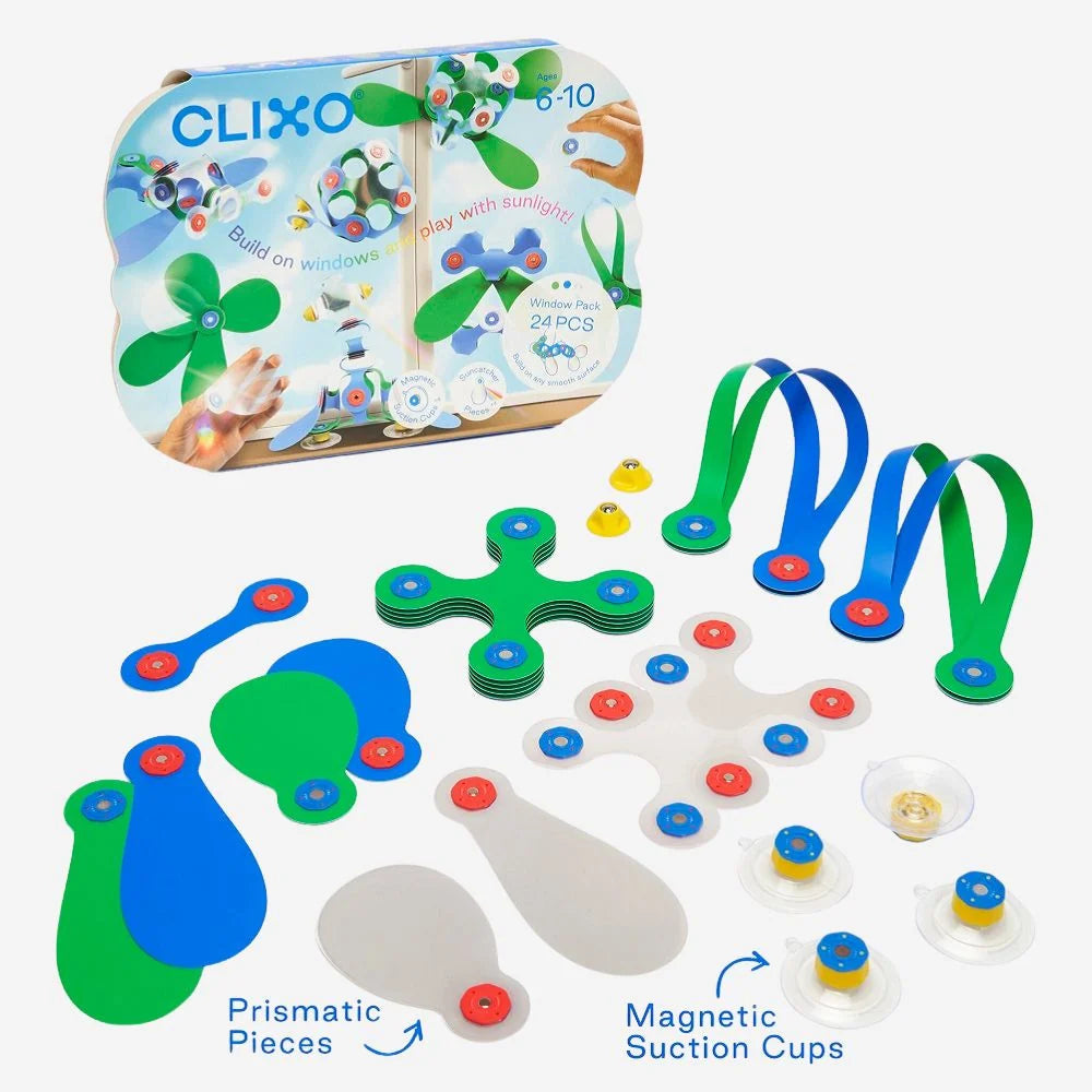 CLIXO window pack 24 pcs 6 jr+