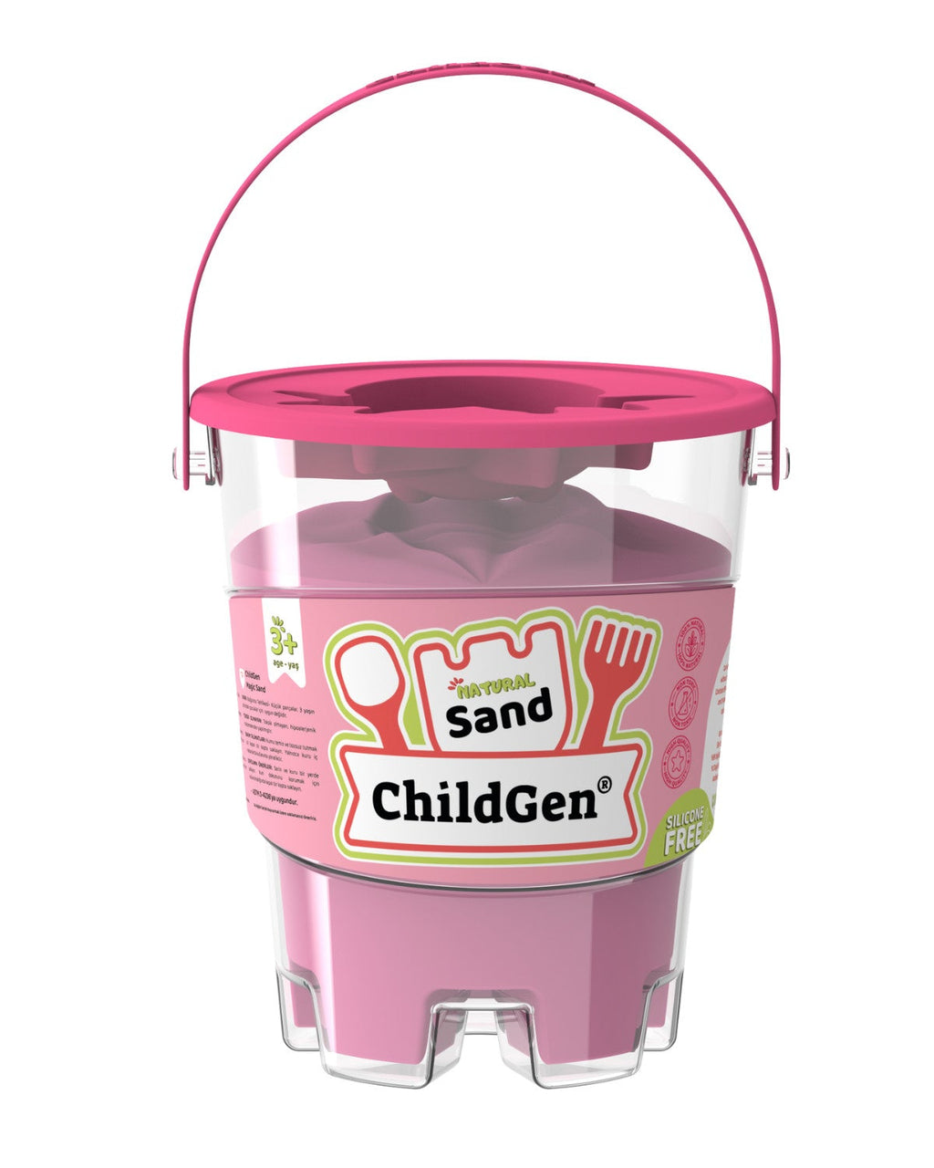 ChildGen speelzand roze 500g 3 jr+ 0792868326070RO