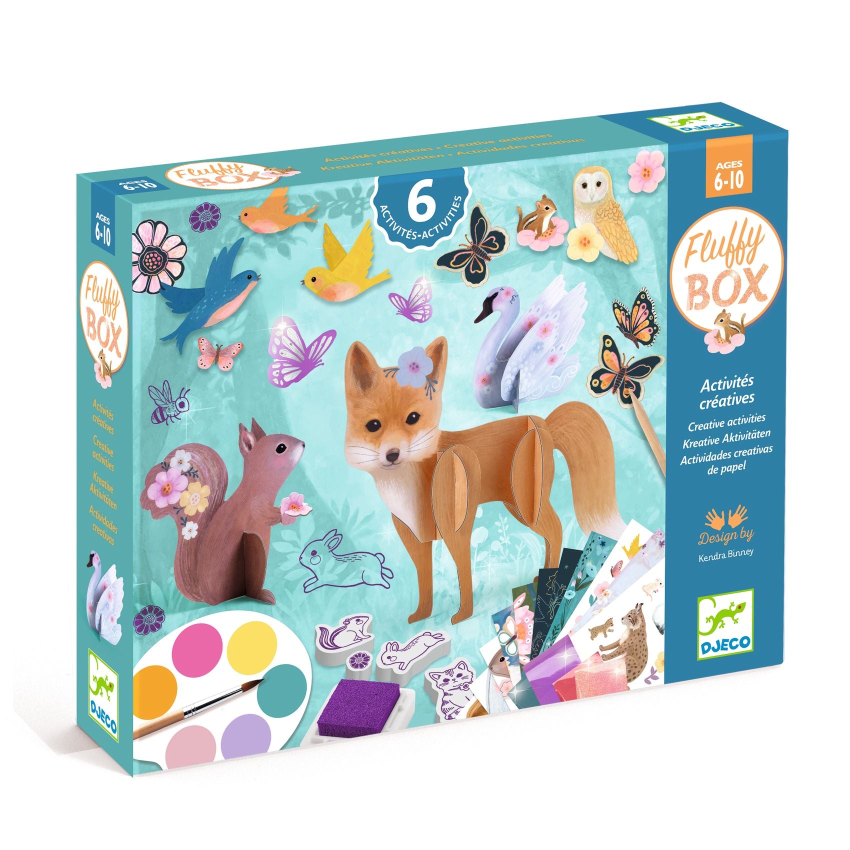 DJECO knutselset Fluffy box 6jr+