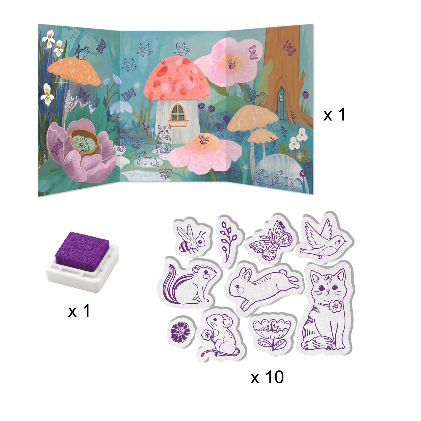 DJECO knutselset Fluffy box 6jr+