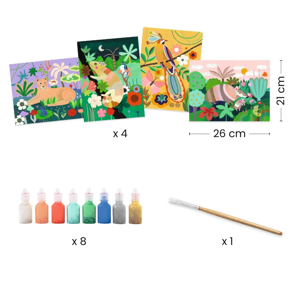 DJECO 3D verven tropical forest 7-12 jr DJ08968
