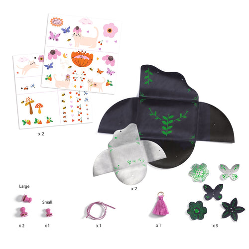DJECO DIY tasjes maken Vrolijke vrienden 6 jr+