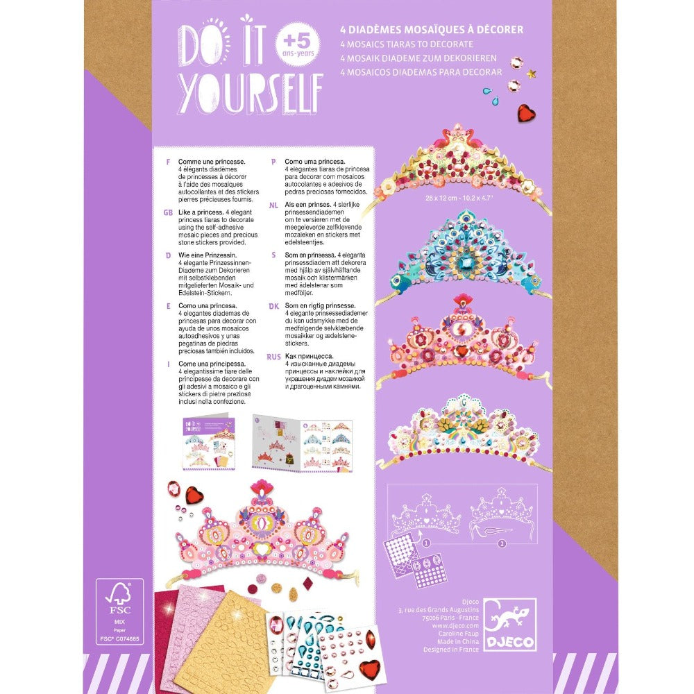 DJECO DIY tiara's maken Prinses 5 jr+ 3070900079014