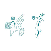 DJECO DIY zwaarden maken Piraat 5 jr+