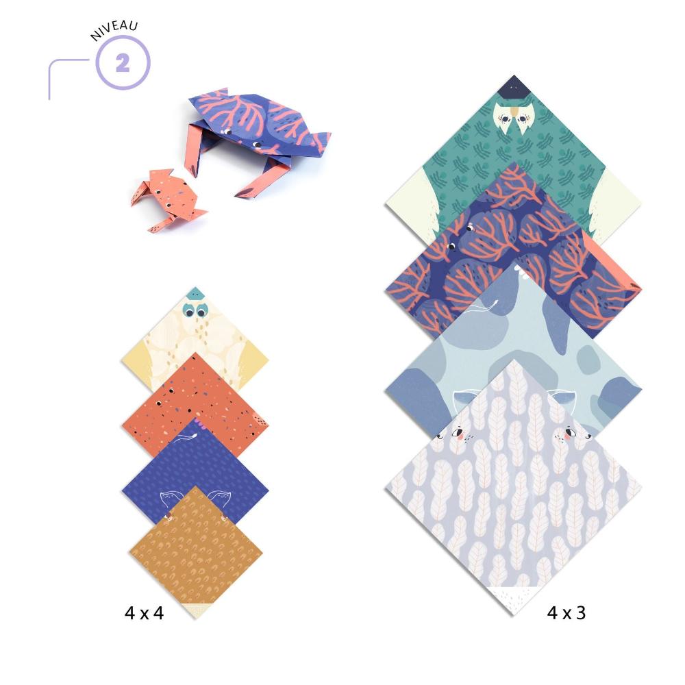DJECO easy origami Familie 28 stks