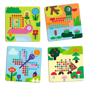 DJECO mozaïekpuzzel mini animo 4 jr+DJ08239