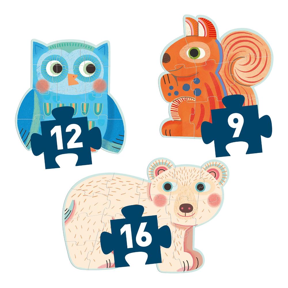 DJECO primo puzzels In the forest 2.5 jr+