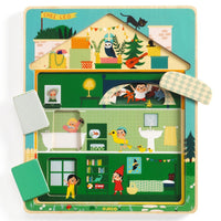 DJECO puzzel 3 lagen chez leo 2jr 3070900014893 b