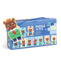 DJECO puzzel Teddy kleedt zich aan 3jr 10 stks 3070900082748 a