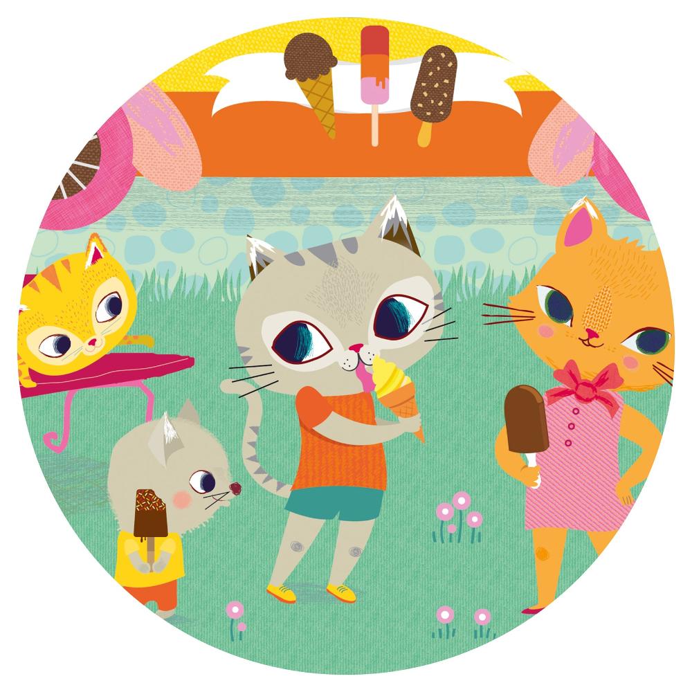DJECO puzzel ice cream truck 2 jr / 16 stks DJ07264