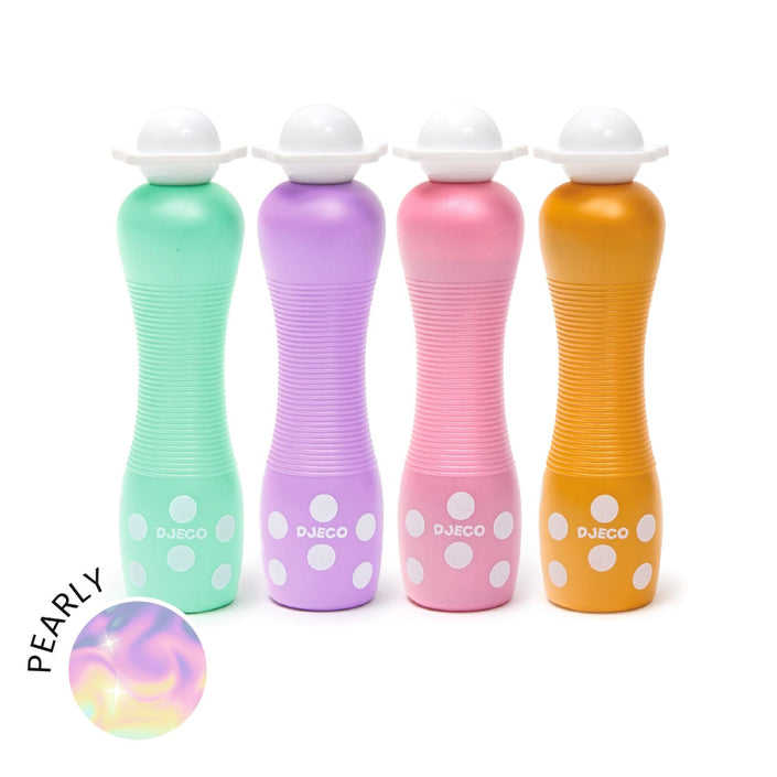 DJECO stempel verf pearly 4 stks 3jr+DJ09058b