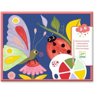 DJECO verfset met palet Creepy crawlies 3 jr+