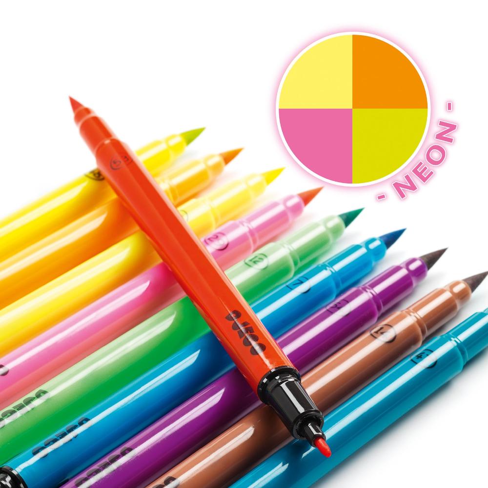 DJECO viltstiften neon
