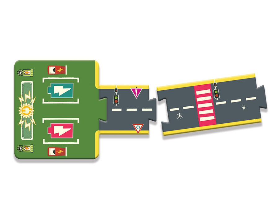 DJECO vloerpuzzel autoweg Crazy Motors 3 jr+DJ05498g