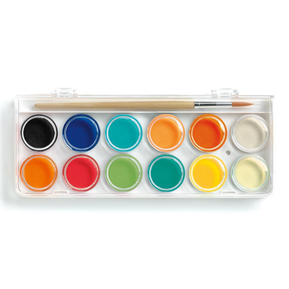DJECO waterverf classic 12 kleuren kopen