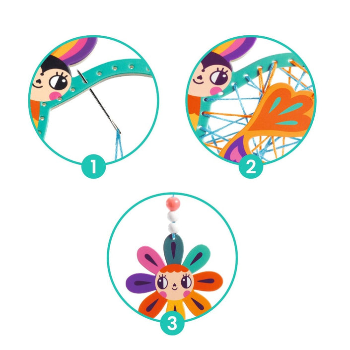 DJECO artistic string art Garden 6 jr+