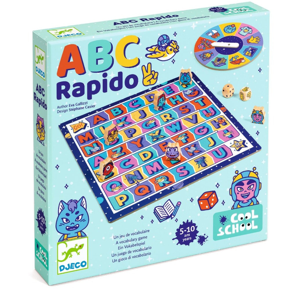 DJECO cool school spel ABC rapido 5-10 jr 3070900085831